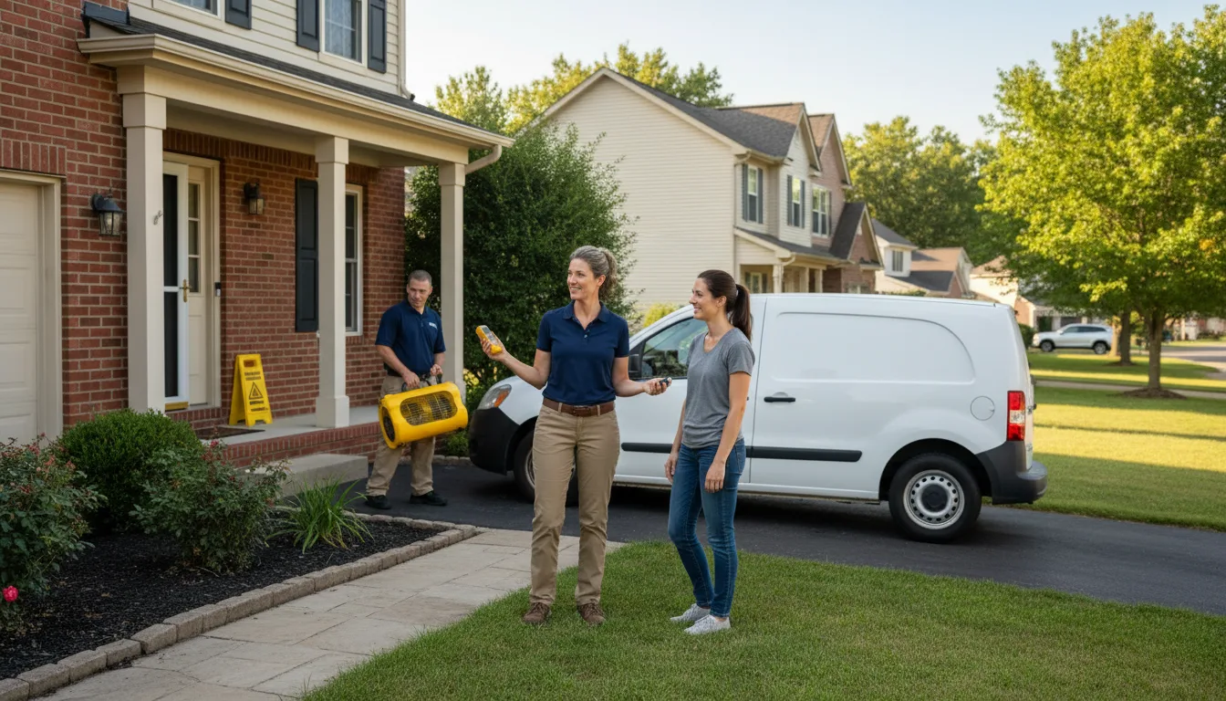 Water restoration image for Flood Water Cleanup, Removal And Restoration Services in Saint Olaf, IA